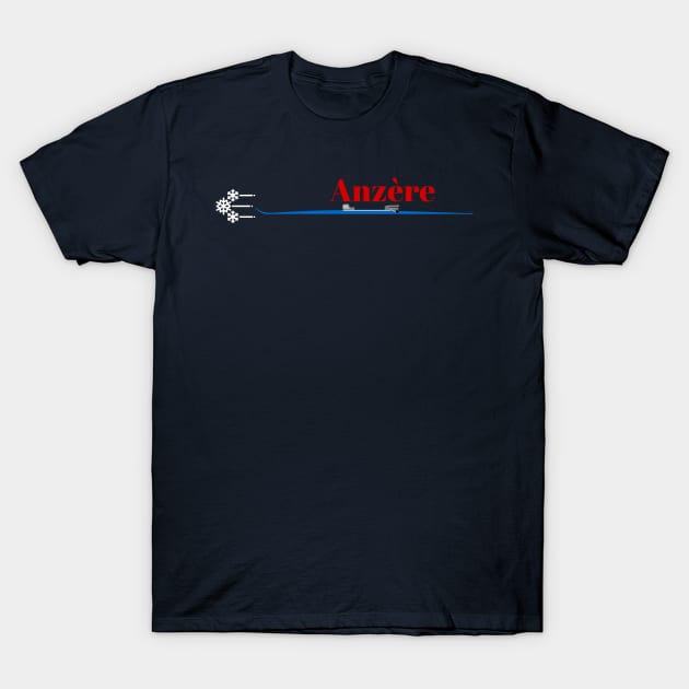 Ski Anzère (Anzere), Switzerland T-Shirt by ArtDesignDE